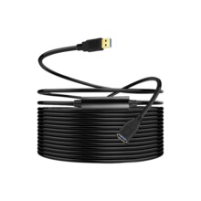 USB 3.0公对母AM-AF信号扩放大器10米超延长数据线带芯片外接供电