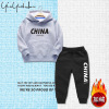 Autumn demi-season set, fleece keep warm hoody, trousers, children's clothing, 2021 collection, suitable for teen, wholesale