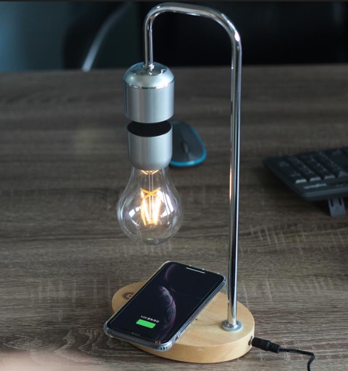 Magnetic levitation light bulb, levitati...