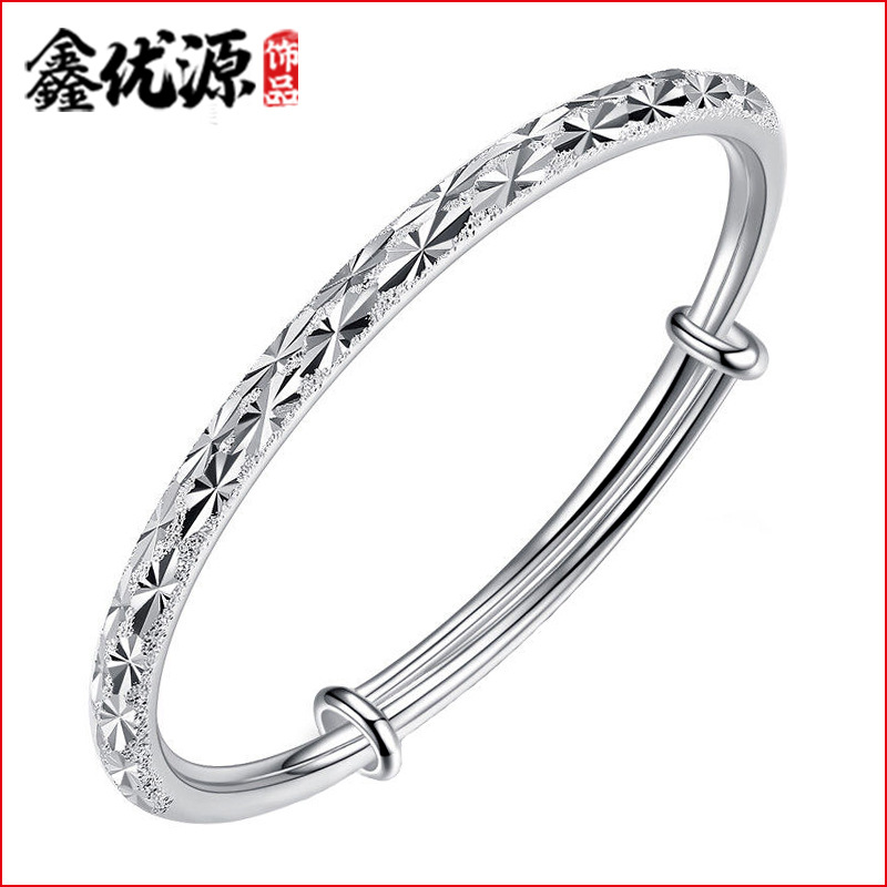 Push-pull round belly starry bracelet si...