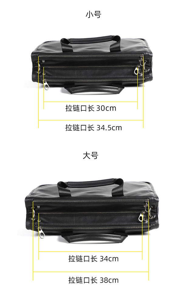 Túi xách tay nam da thật dệt da bò mềm, cặp đeo chéo một vai công sở 42×28,5×14 cm — Dệt da bò cỡ nhỏ, Dây trang trí da bò cỡ lớn, Da bò lớn dệt, Dệt Da Cừu Cỡ Nhỏ chi tiết 8