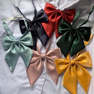 JK bow Hane Sparkling Bowtie uniform school uniform College wind Collar isignina girl student Solid machining