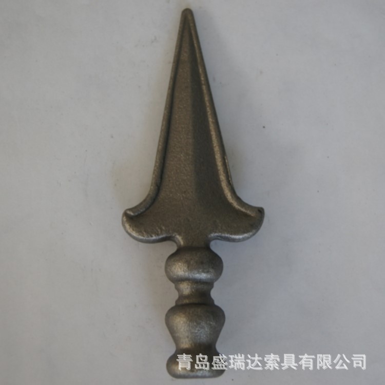 防护矛头装饰户外熟铁制品庭院大门防爬配件来样图加实体厂家直供