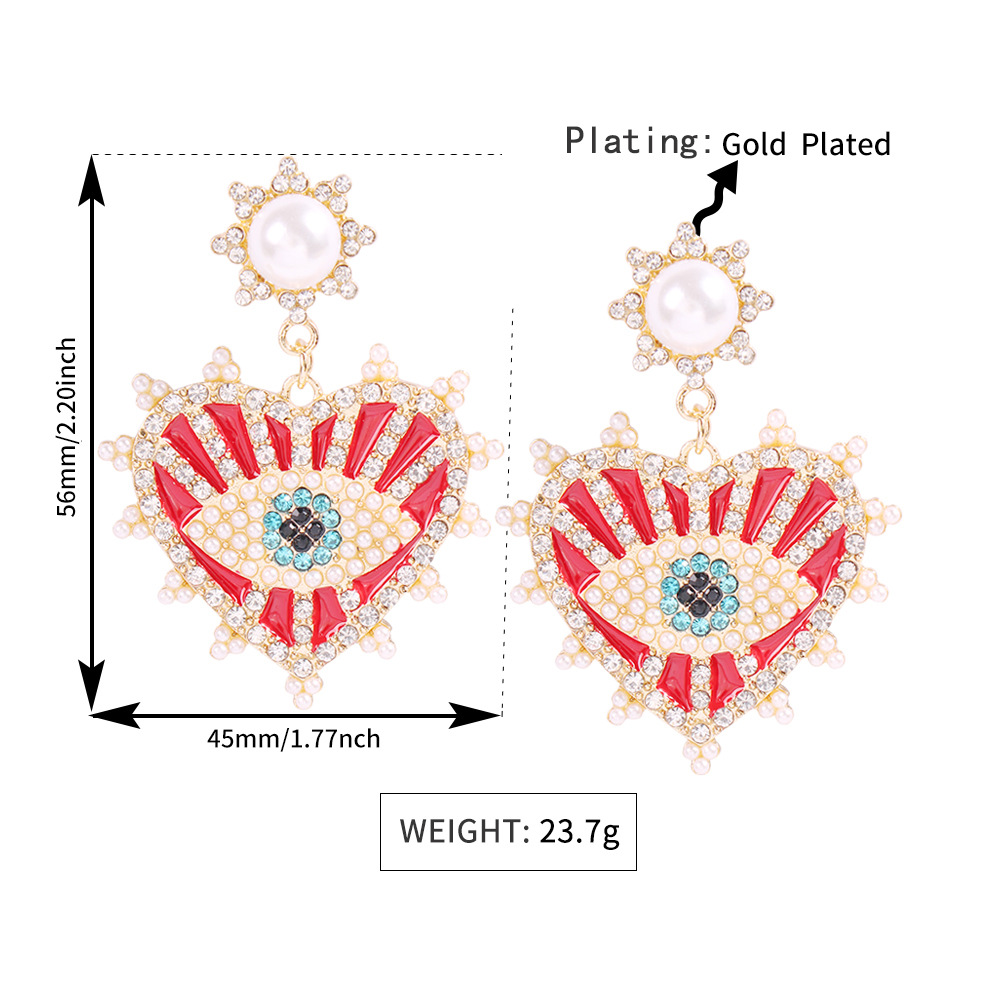 Fashion Earrings For Women New Devil's Eye Series Earrings Fashion Diamond Color Earrings Women display picture 13