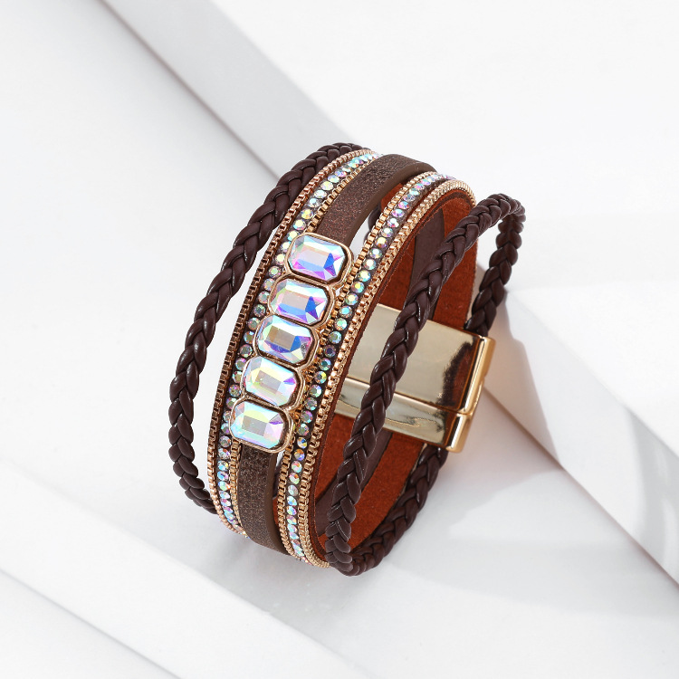 Fashion Bohemian Leather Bracelet Wholesale display picture 3