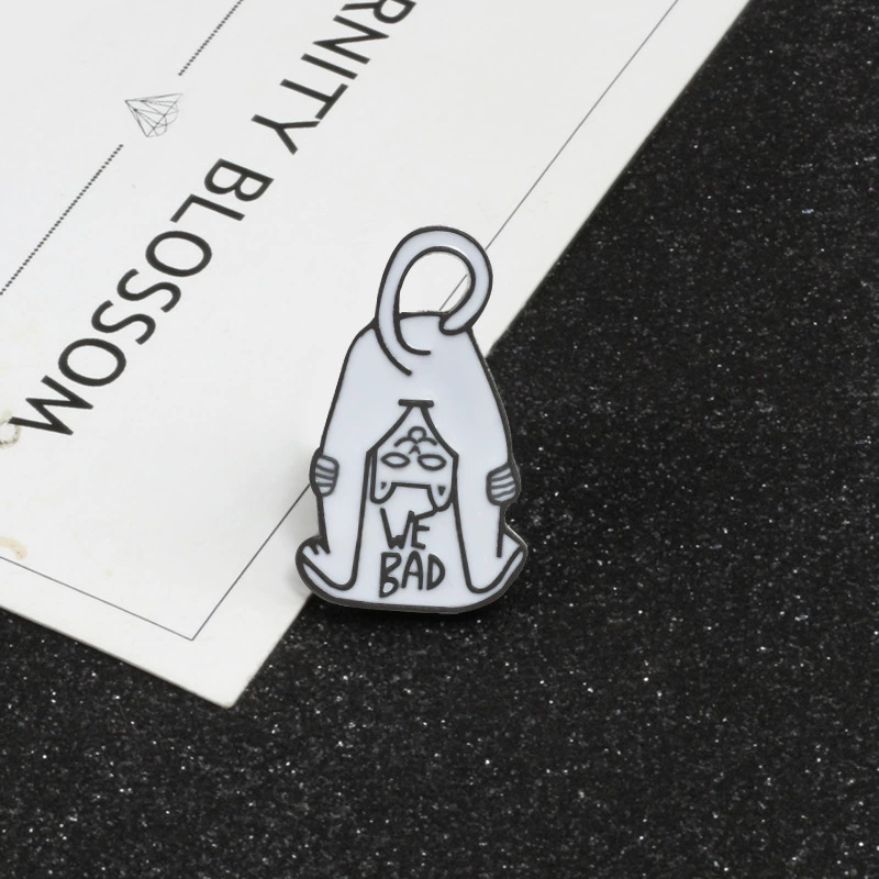 Creative amusing funny brooch, cartoon badge, footwear, bag accessory, accessories