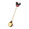 Q Creative Cartoon Small Sweed Sweed Glose Tablet Spoon Lollipop Matthalier Small Tone Mouse Spoon Fork