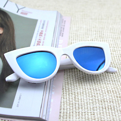 小脸框架黑色潮流新款欧美复古猫眼女款修脸百搭太阳镜 17066批发|ms