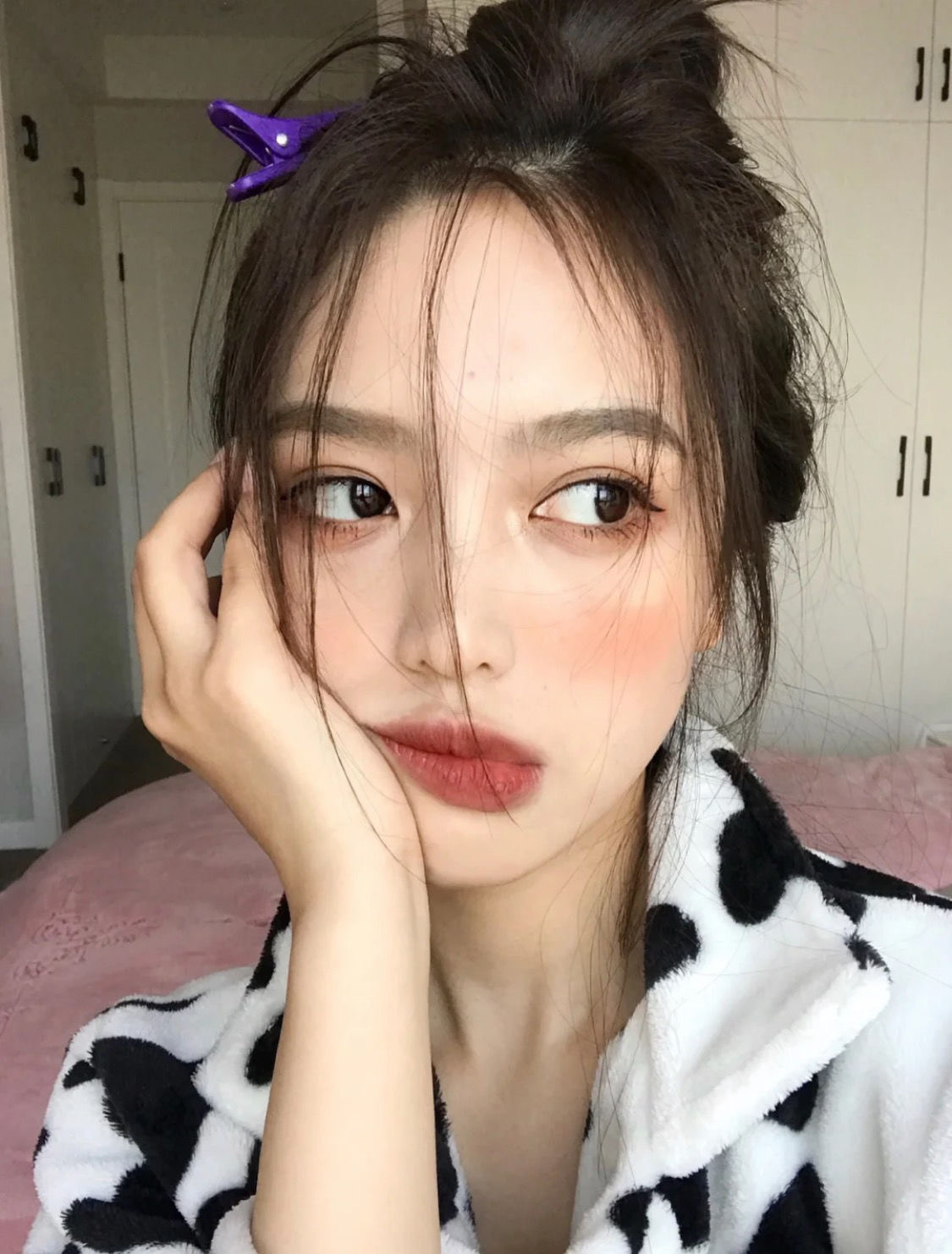 Cross-border Daimanpu liquid blush brightens skin tone, nude makeup blush eyeshadow orange soda energetic student girl undefined