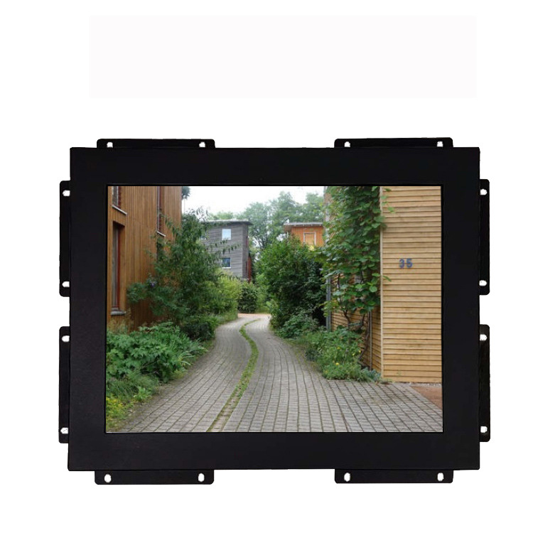 廠家定制工業顯示器 12寸電阻觸摸安防監視器 高清液晶電腦顯示屏