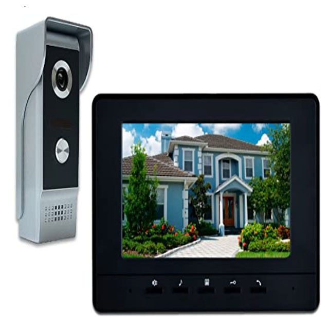 有线可视对讲机英寸可视门铃门铃系统