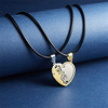 Pendant stainless steel, necklace heart shaped, accessory for beloved, suitable for import, simple and elegant design, wholesale