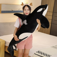 Wholesale Plush Toys, life-sized Orca Male Figure, Marine Life, Fin Whale, Right Whale, Sei Whale, Long Hug Pillow, One Piece