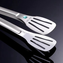 三线304烧烤工具食品夹面包夹 加厚防烫烧烤夹 食物夹不锈钢夹子