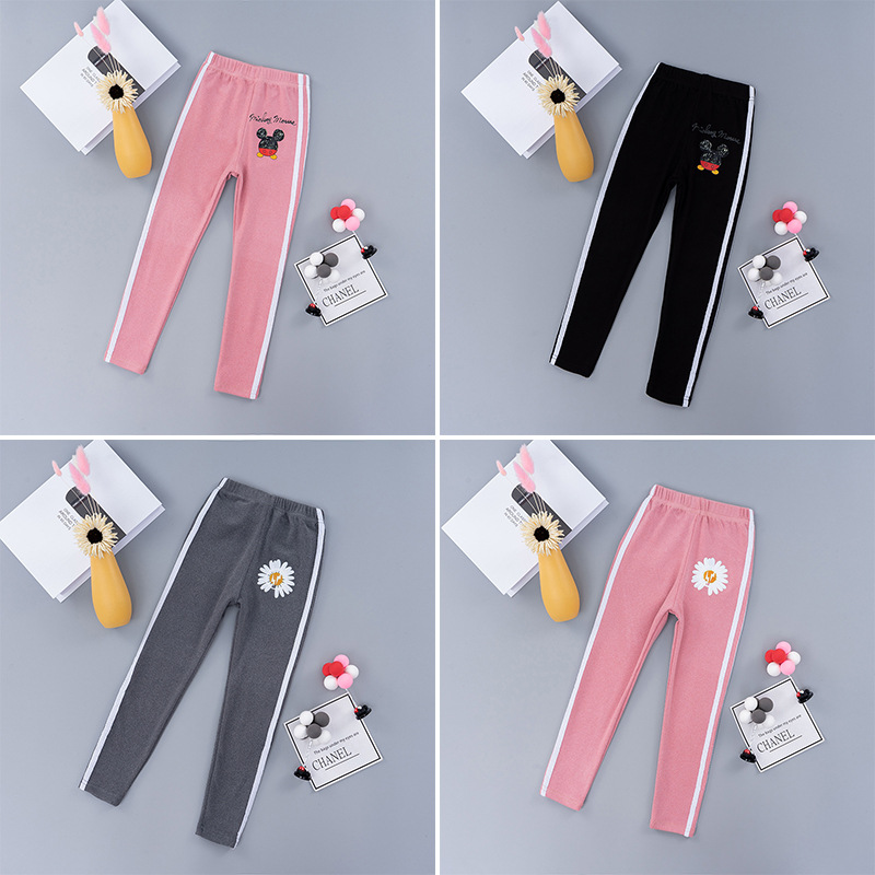 女童打底裤2020新款春秋装儿童裤子洋气女孩韩版弹力长裤子修身|ms