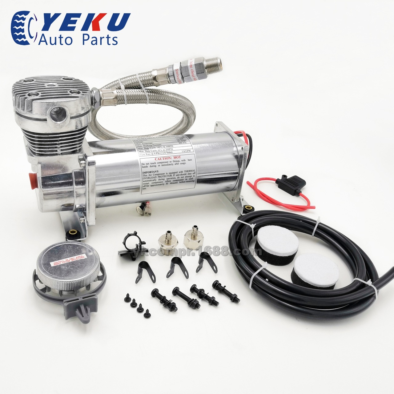 12V200psi大压力高流量高性能空气悬架打气泵