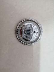 Automotive Accessories One-Touch Start Button Decor Ring Handmade Diamond Inlay Crystal Ignition Ring Car Interior Ornament