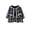 Set, classic suit jacket, children's autumn dress, Chanel style, Korean style, western style, 2020