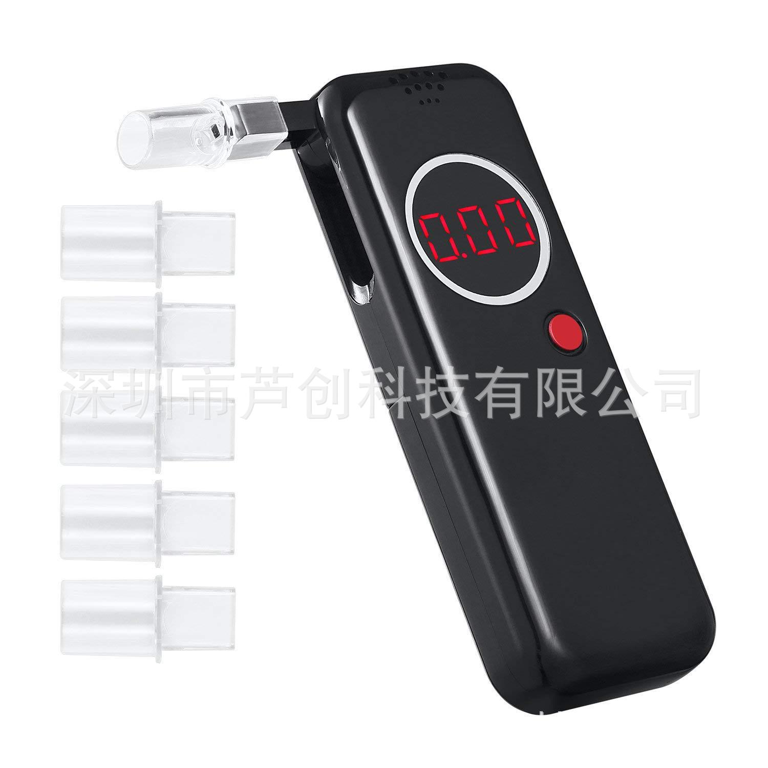 跨境酒精呼吸检测酒驾克星便携手持吹气式高准度酒精测试仪