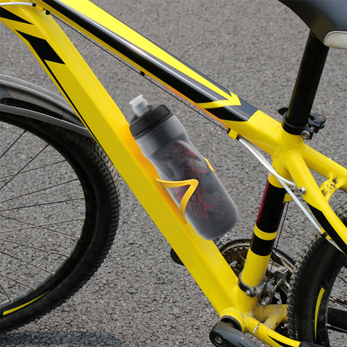 Bolany Mountain Bike Outdoor Cycling Water Bottle Double-layer Portable Ice-Preserving Sports Water Bottle Climbing PP Water Cup