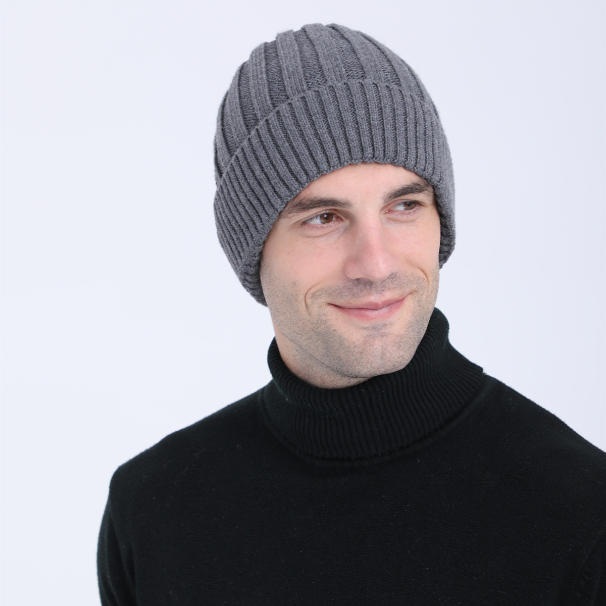 Berretto beanie in maglia di lana per uomo e donna_voghion.com