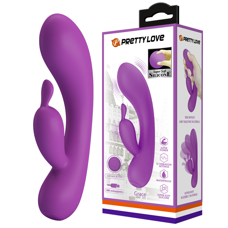 Baile Petira Bastone per massaggio con vibrazione per saltare le uova in silicone Ricarica USB 14694-1_voghion.com
