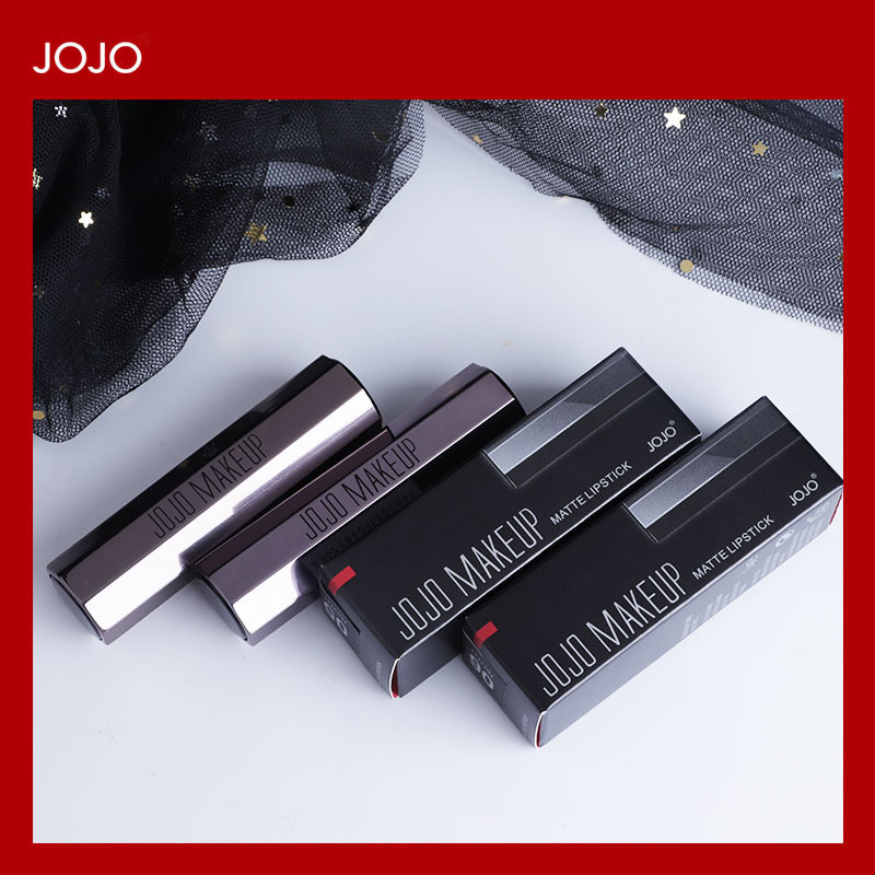 JOJO星光磨砂雾面唇膏丝绒哑光持久不掉色显白豆沙色口红抖音同款