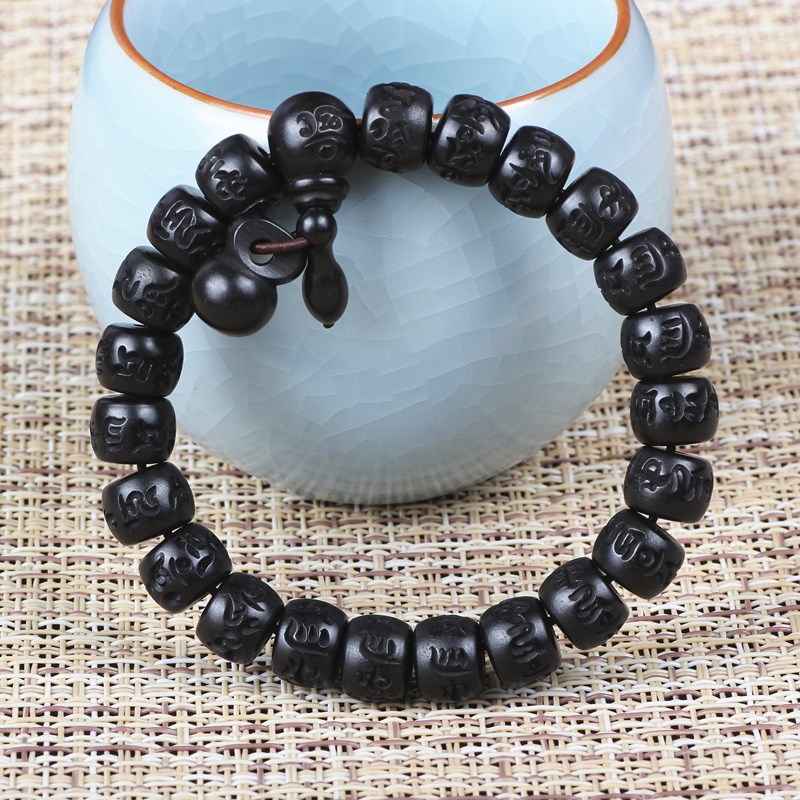 Nuovo Qiyi Stile Etnico Naturale Fulmine Data Legno Buddha Braccialetti con perline Braccialetti con perline Buddha all'ingrosso Aliexpress Artigianato in legno_voghion.com