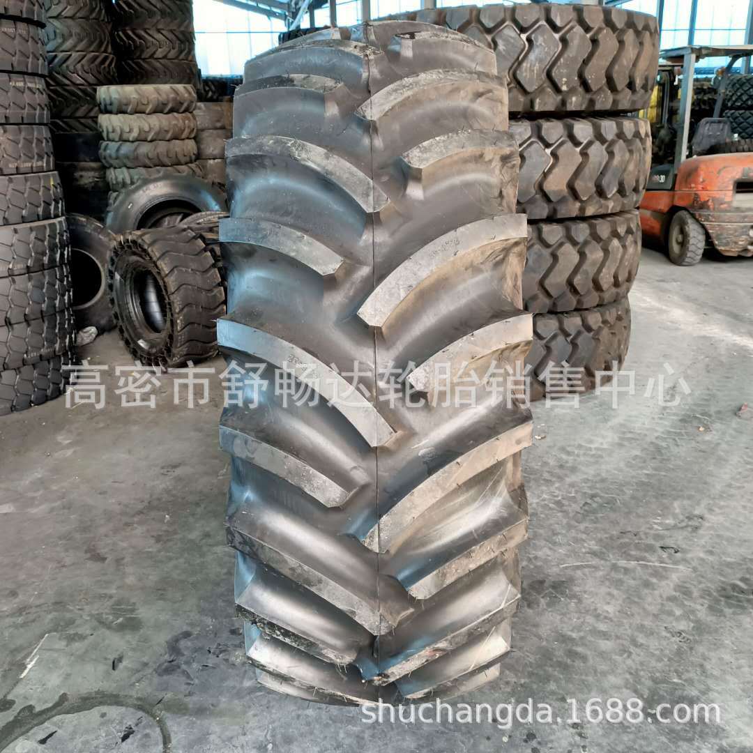 销售林业轮胎伐木机轮胎加密花纹24.5-32联合收割机