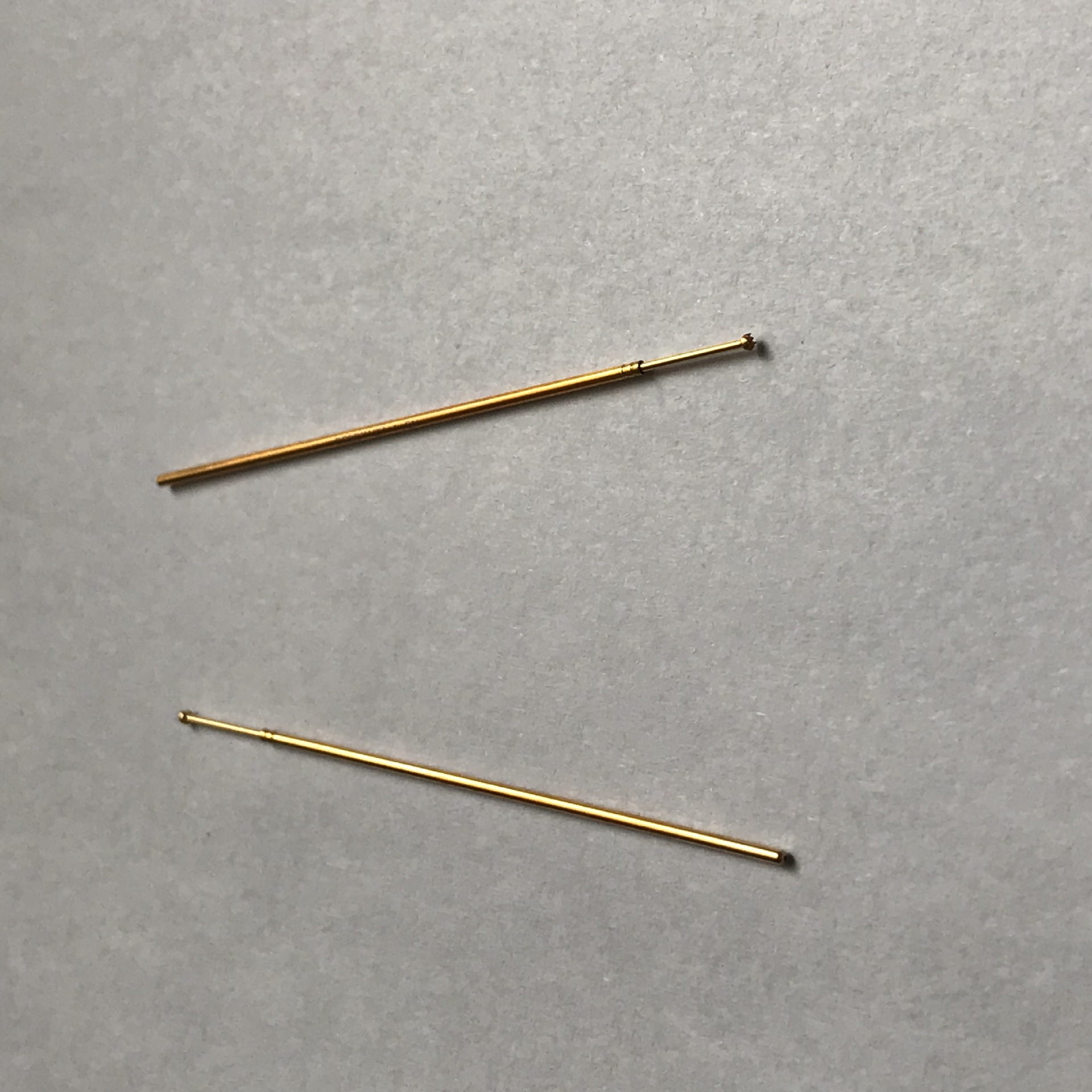 现货供应香港智仁进口ict测试探针 pq075铍铜镀金探针进口pcb探针