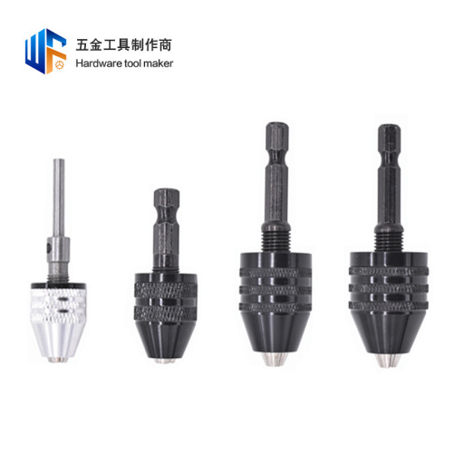Hexagonal handle three-jaw chuck 0.3-8.0mm mini twist drill bit conversion tool electric grinder small chuck accessories