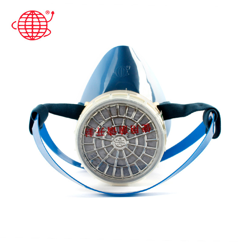 跃丰地球2004防毒半面罩 配4号盒 防氨气及氨的衍生物 硫化氢口罩