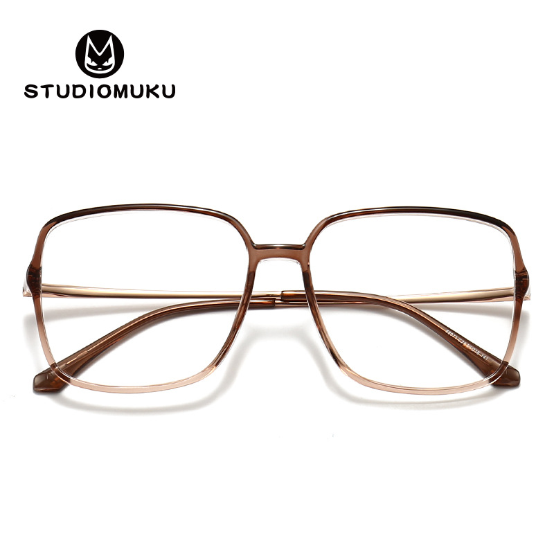 MUKU gafas de Marco grandes gafas de estilo de celebridad de Internet marco puede ser equipado con grados gafas de miopía gafas de moda de estilo coreano de las mujeres