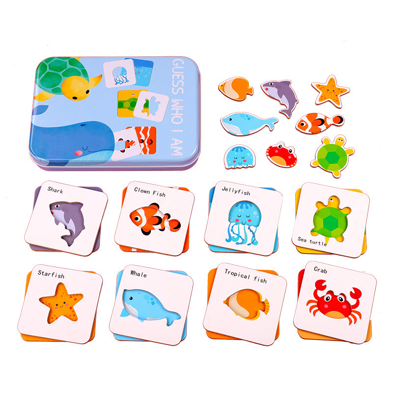 Pequeño pájaro migratorio adivinar quién soy divertido rompecabezas a juego 0,27 niños educación temprana cognitiva tráfico animal juguete a juego