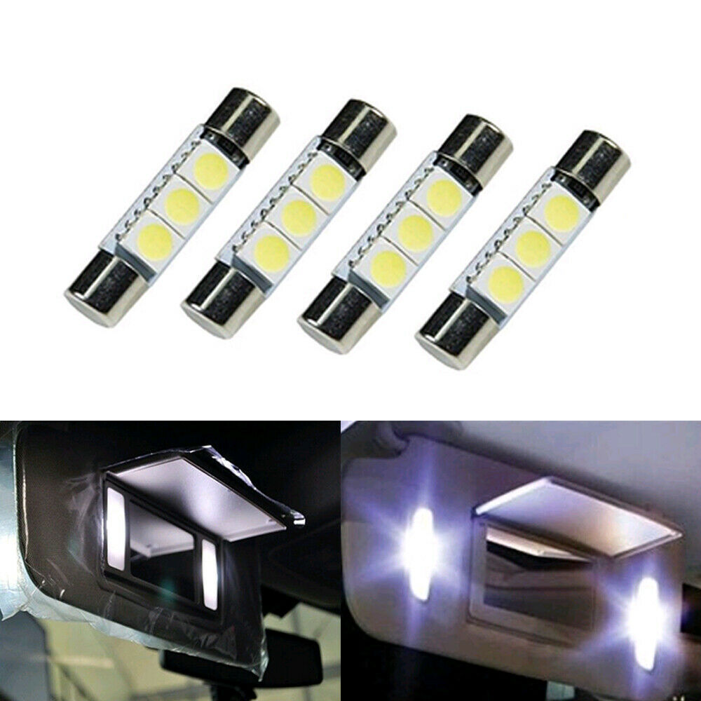 5050 3SMD31MM lámpara de lectura LED para automóviles cabeza plana doble punta luz de techo espejo en stock