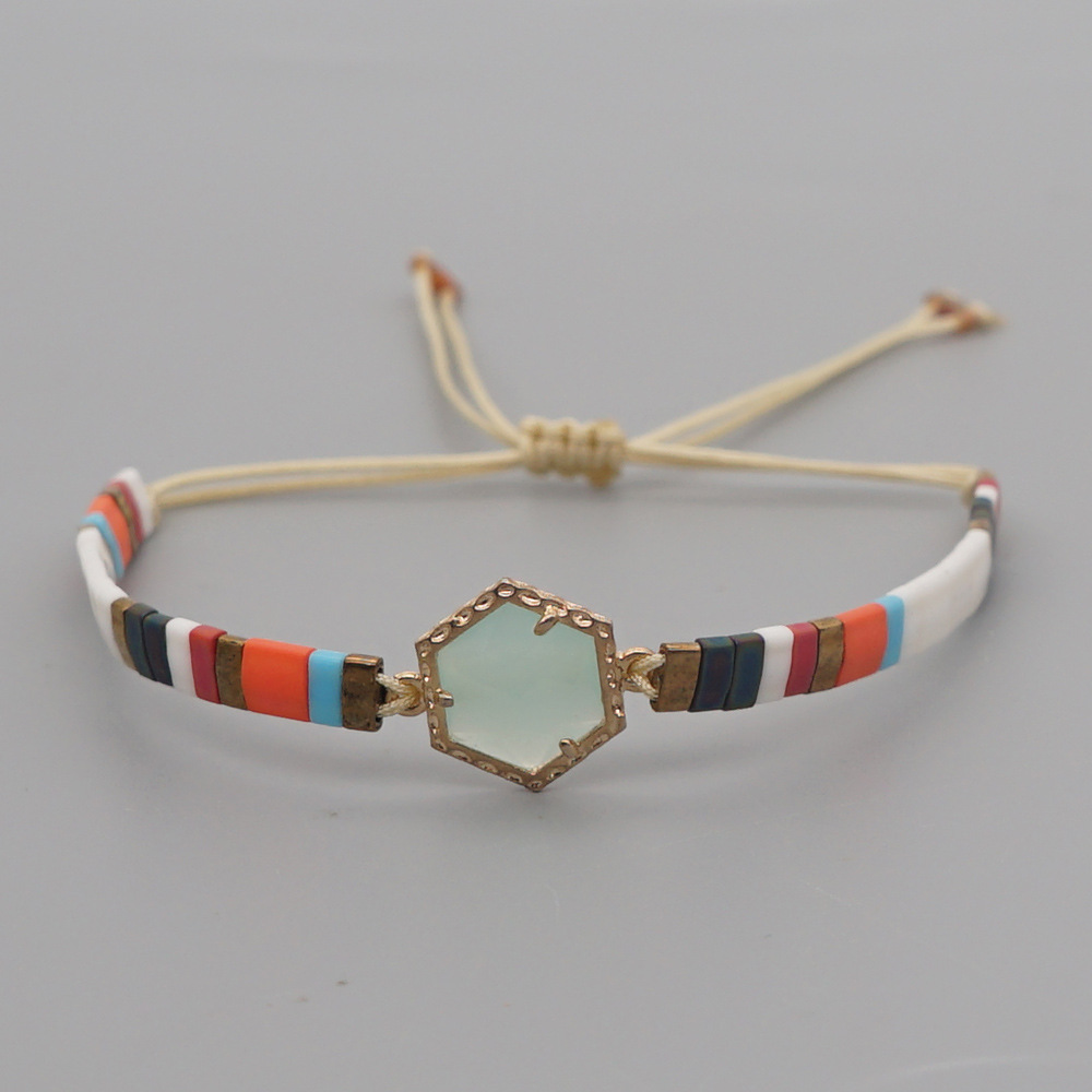 Bracelet De Couleur Diamant Bohème Perlé display picture 1