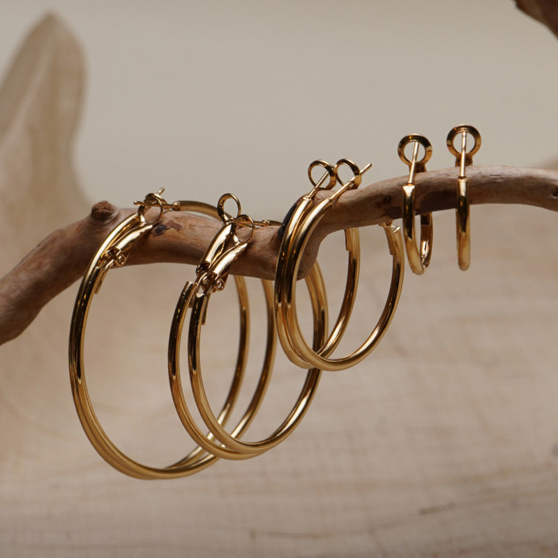 ins Minimalist Style Korean Classic Simple Basic All-match Metal Earrings Earrings Earrings Women's Earrings ins Minimalist Style Korean Classic Simple Basic All-match Metal Earrings Earrings Earrings Women's Earrings