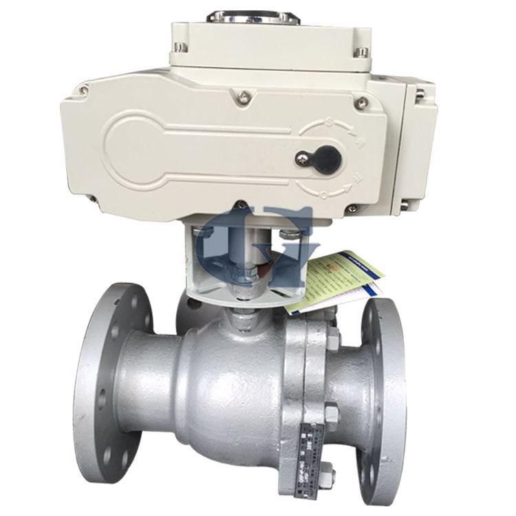 DZW多回转配套 电动法兰球阀 Q941F-16C DN200电动开关球阀