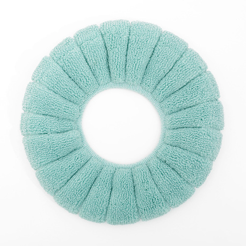 New toilet seat cushion, universal plush seat cover, autumn and winter warm toilet cover, cute knitted handle toilet seat