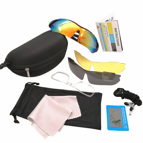 Cycling glasses, bicycle myopia glasses, outdoor sports windproof fishing and mountaineering three-piece glasses polarized manufacturer