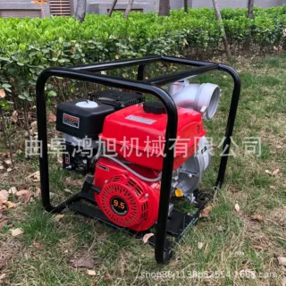 铝合金框架式消防水泵 大流量农用灌溉泵 4寸柴油款移动式抽水机