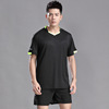 Summer uniform for badminton, quick dry set suitable for men and women, volleyball sports suit for training, with short sleeve, custom made