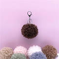 Chaveiro Fur Ball Curly Cute Bag Pingente Carro Plush Chaveiro Criativo Presente Acessórios Pingente 12