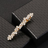 Hairgrip from pearl, hairpins, crab pin, hair accessory, wholesale, diamond encrusted