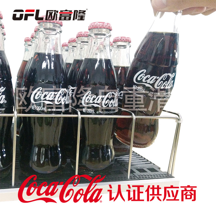 欧富隆商用冰柜自重力滑道层架便利店可乐理货配件流利条滑轨货架