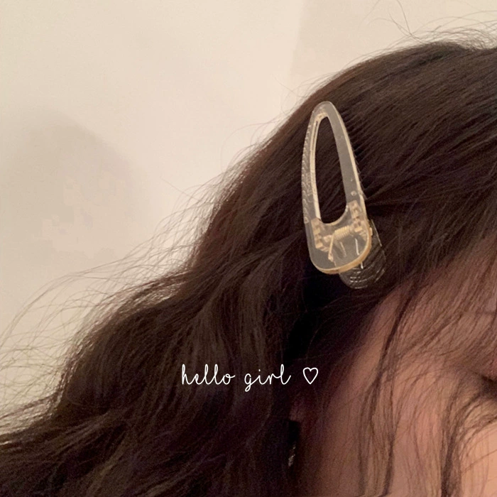 Transparent hairgrip, universal hairpins, bangs, hair accessory
