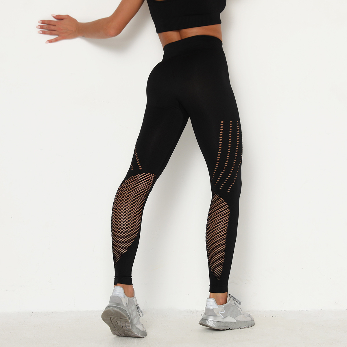 Pantalones elásticos de fitness para mujer NSNS12249