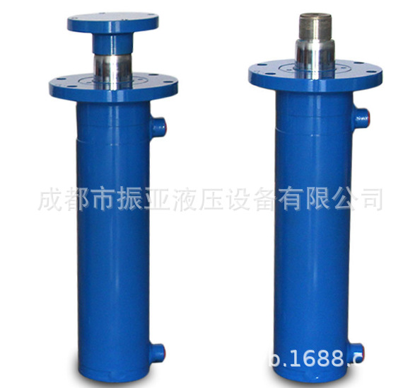 液压油缸5吨前法兰双向油缸油顶打包升降机液压缸微型小型液压站