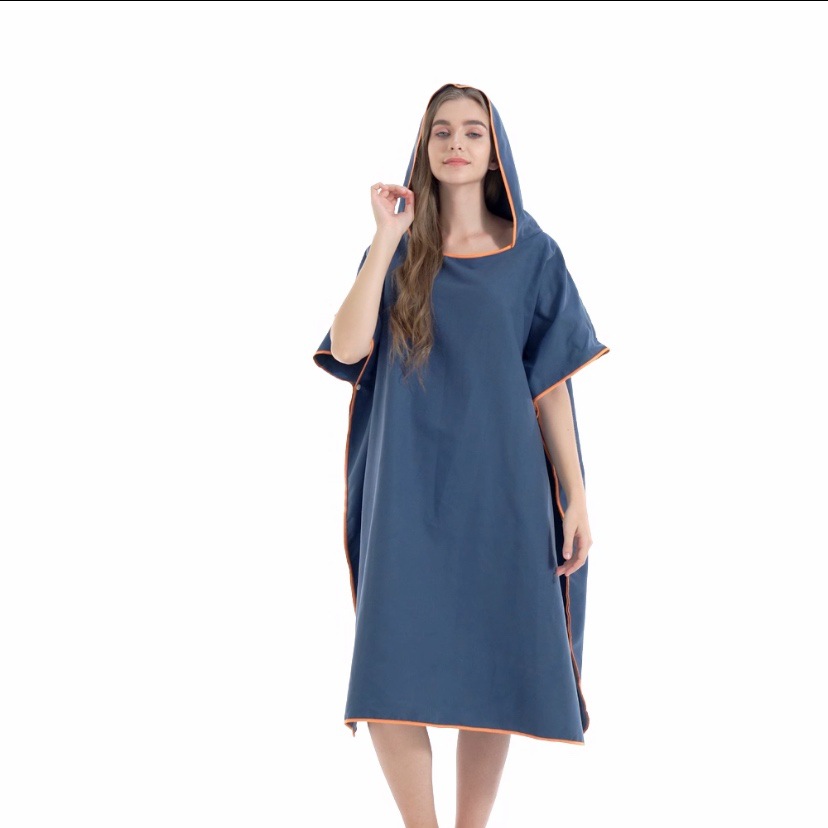 Quick dry beach bathrobe for swimming, towel, trench coat, (Physicals)
