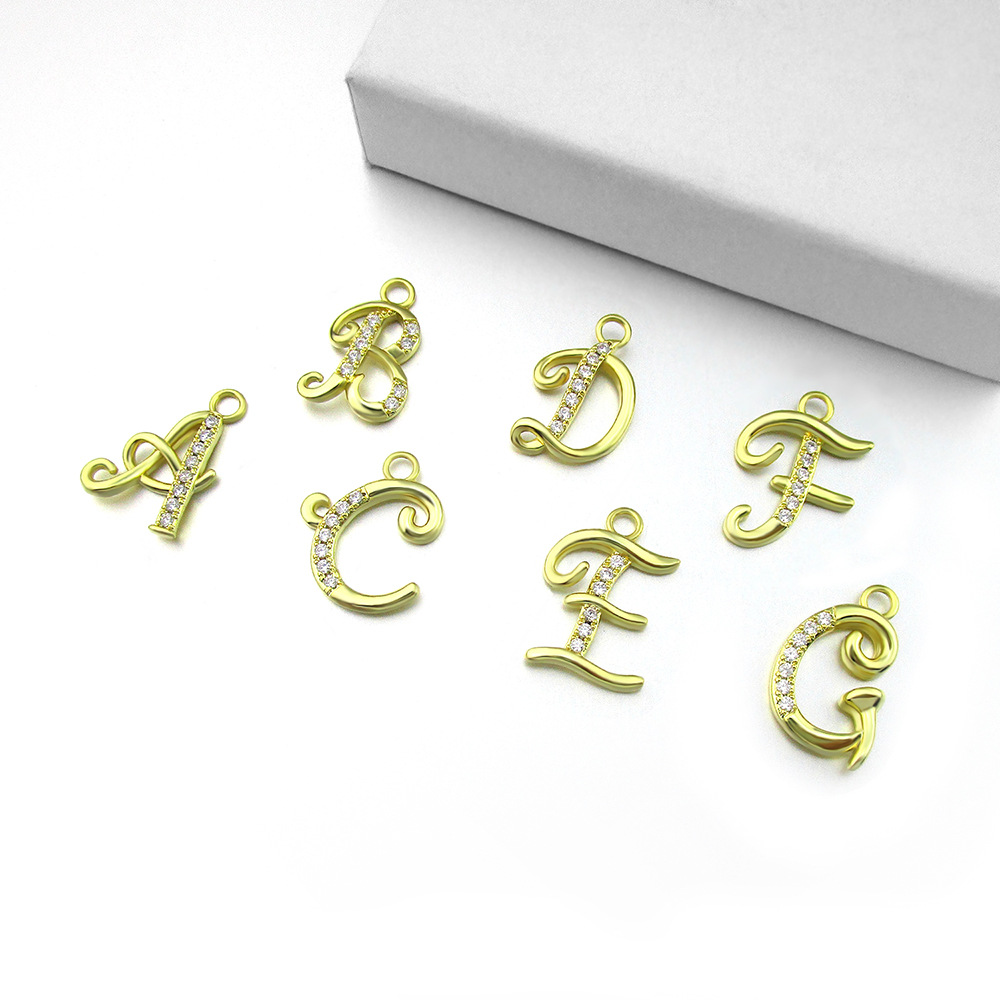 New 26 Letter Earrings Jewelry Simple Earrings Retro Fashion Earrings Gift Wholesale display picture 2